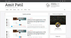 Desktop Screenshot of amitpatil.me